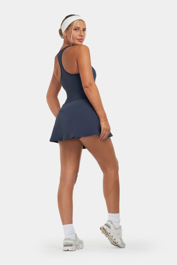 Timeless Temptation Racket Edition | Navy Blue Skirt