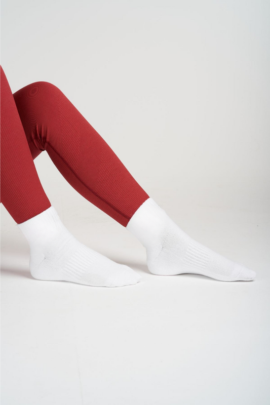 Silk Socks "White"